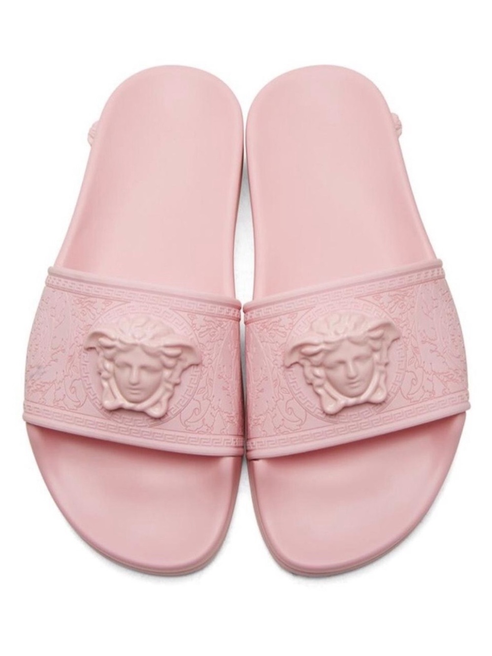 Versace Blush Pink Medusa Slide Sandals